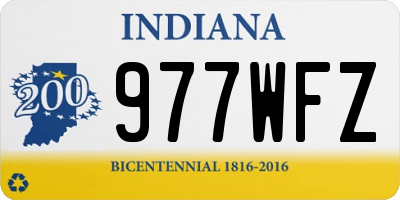 IN license plate 977WFZ