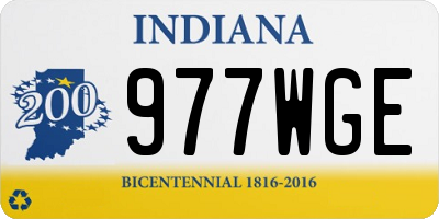 IN license plate 977WGE