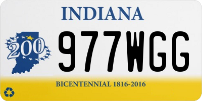 IN license plate 977WGG