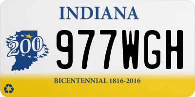 IN license plate 977WGH