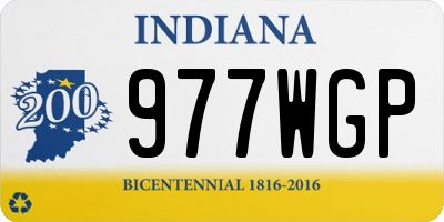 IN license plate 977WGP
