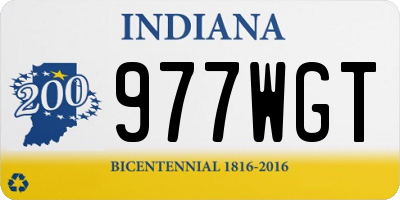 IN license plate 977WGT