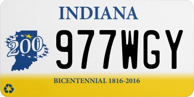 IN license plate 977WGY