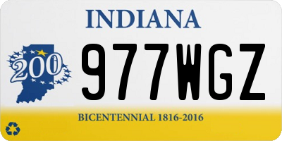 IN license plate 977WGZ