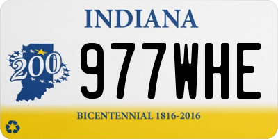 IN license plate 977WHE