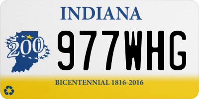 IN license plate 977WHG