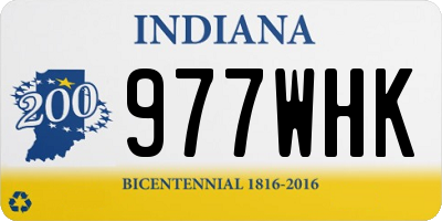 IN license plate 977WHK