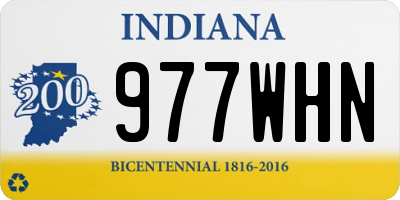 IN license plate 977WHN