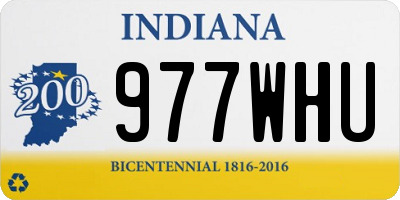 IN license plate 977WHU