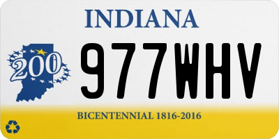 IN license plate 977WHV