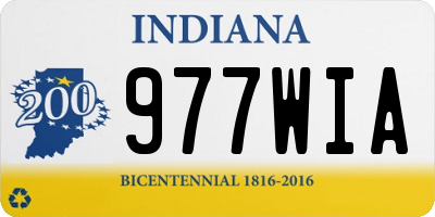 IN license plate 977WIA