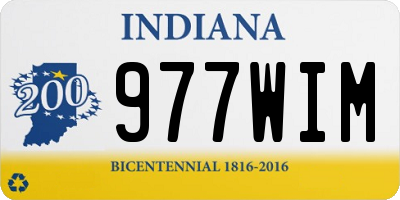 IN license plate 977WIM