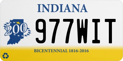 IN license plate 977WIT