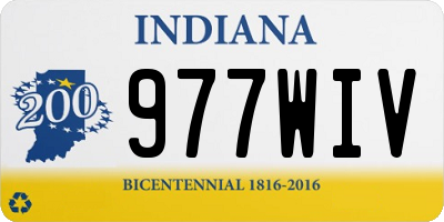 IN license plate 977WIV