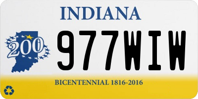 IN license plate 977WIW