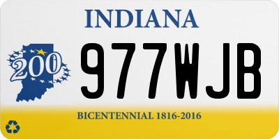 IN license plate 977WJB