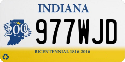 IN license plate 977WJD