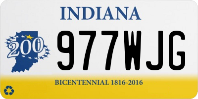 IN license plate 977WJG