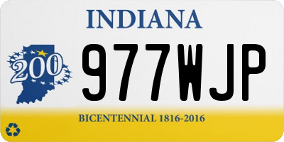 IN license plate 977WJP