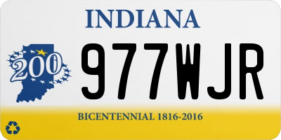 IN license plate 977WJR