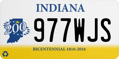 IN license plate 977WJS