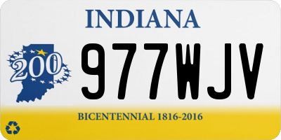 IN license plate 977WJV