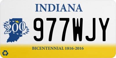 IN license plate 977WJY