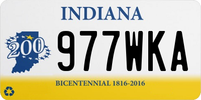 IN license plate 977WKA