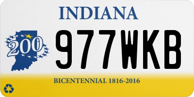 IN license plate 977WKB