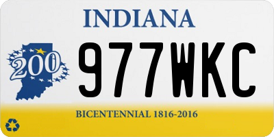 IN license plate 977WKC