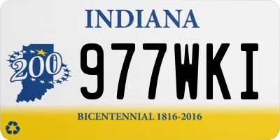 IN license plate 977WKI