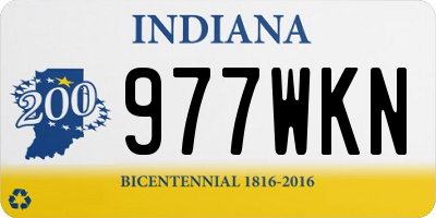 IN license plate 977WKN