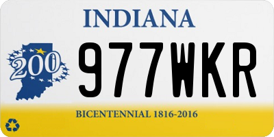 IN license plate 977WKR