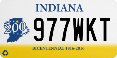 IN license plate 977WKT