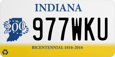 IN license plate 977WKU