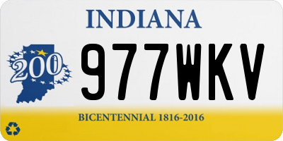 IN license plate 977WKV