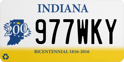 IN license plate 977WKY