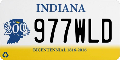 IN license plate 977WLD