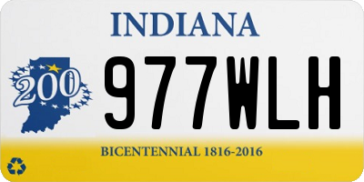 IN license plate 977WLH