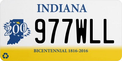 IN license plate 977WLL