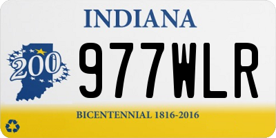 IN license plate 977WLR