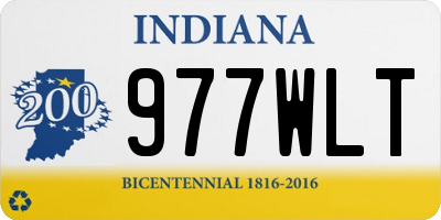 IN license plate 977WLT