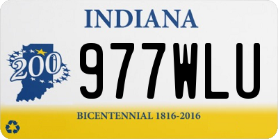 IN license plate 977WLU