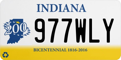 IN license plate 977WLY