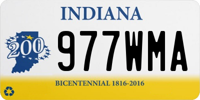 IN license plate 977WMA