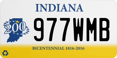 IN license plate 977WMB