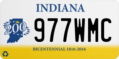 IN license plate 977WMC