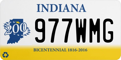 IN license plate 977WMG
