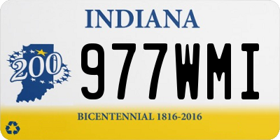 IN license plate 977WMI