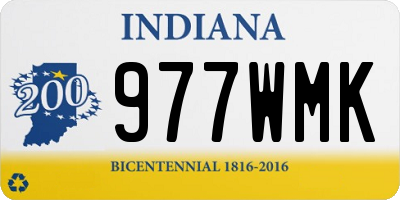 IN license plate 977WMK